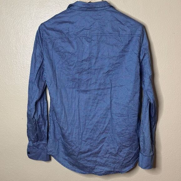 Armani Exchange Shirt Mens M Button Down Long Sleeve Regular Fit Geometric - Picture 10 of 10